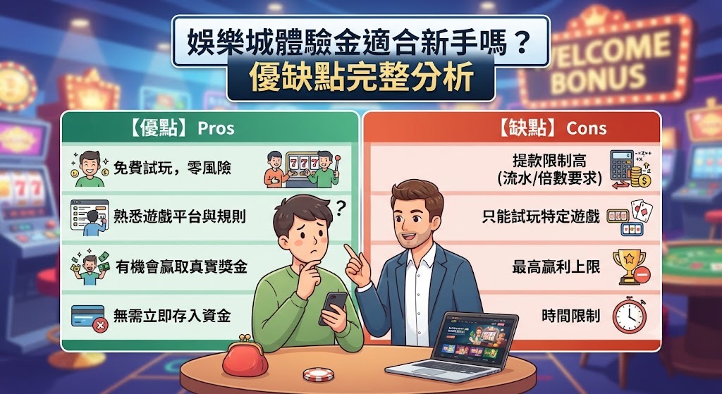 即刻掌握娛樂城體驗金運作機制 即刻掌握娛樂城體驗金運作機制