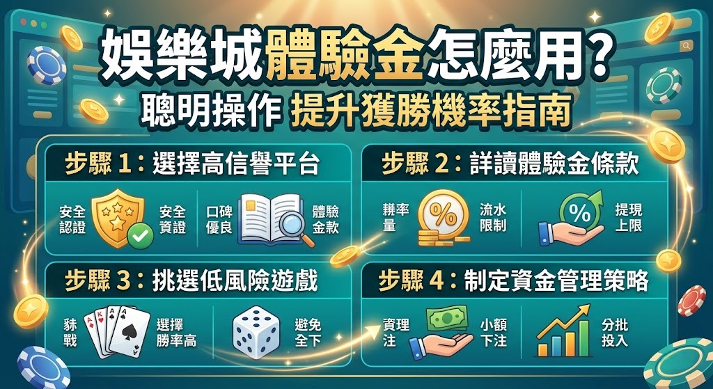 善用免費資源,開啟高效盈利!即刻解鎖體驗金放大術 善用免費資源,開啟高效盈利!即刻解鎖體驗金放大術