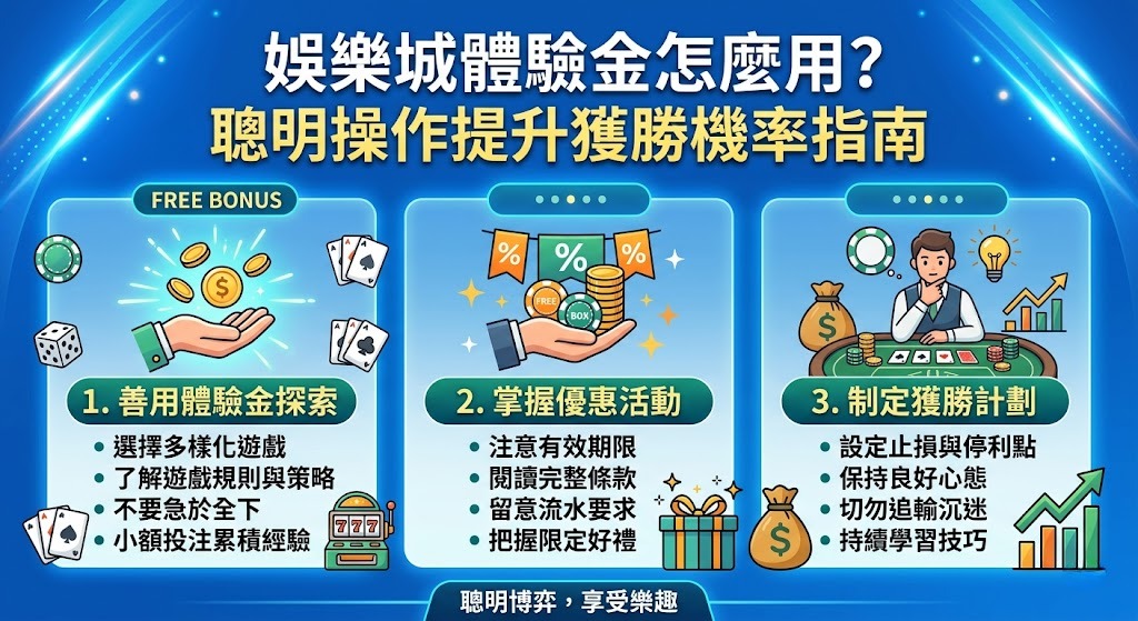 善用免費資源,開啟高效盈利!即刻解鎖體驗金放大術 善用免費資源,開啟高效盈利!即刻解鎖體驗金放大術